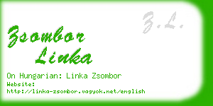 zsombor linka business card